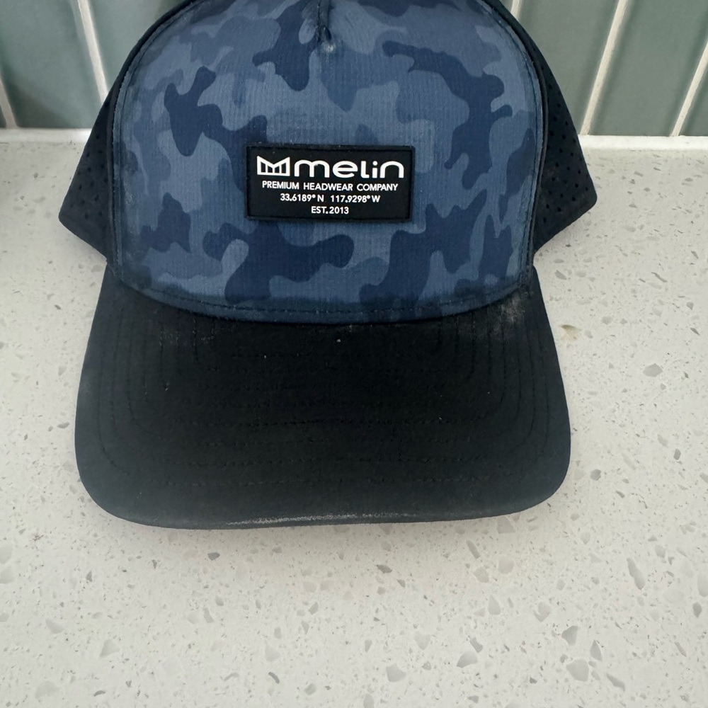 Melin Blue Camo Men's Hat